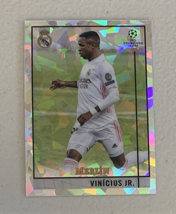 2020 Topps Merlin Collection Chrome UCL Atomic Refractor /250 Vinicius Junior Jr