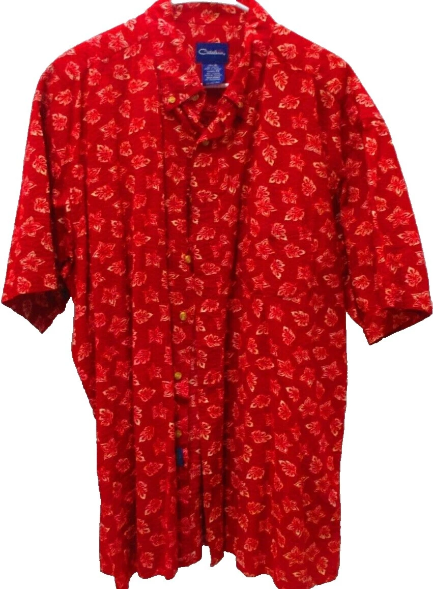 Tamaño Regular Catalina Hawaiian Informal Con Botones camisas para hombres