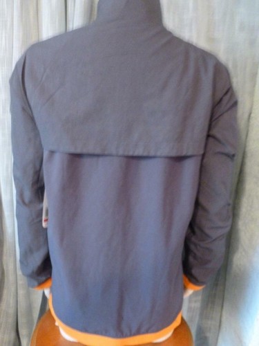 NWT Womens SPEEDO Women's Lined Zip Athletic Gray Orange Jacket XS - Picture 2 of 12