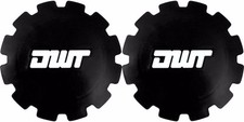 Douglas Dwt 10 Inch Beadlock Wheel Mud Plug Cover Cap Set Black White
