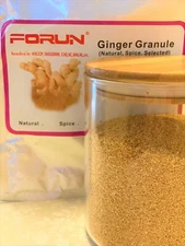 FORUN Premium,Pure Organic Ginger Granule 1KG NET) - Strong Flavour, Pure
