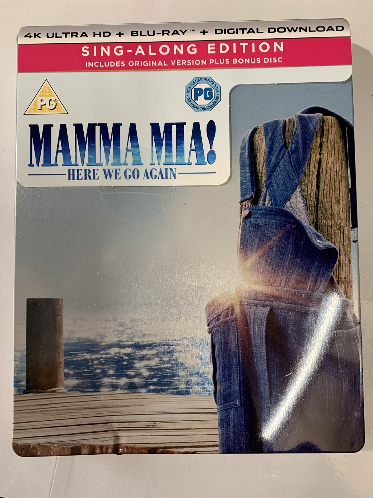 Mamma Mia! Here We Go Again * 4K UHD + Blu-ray + DVD * Limited Edition Steelbook