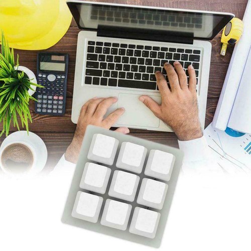 9 Keys Keyboard Mechanical Macro with Software Setting defination Hot Sale .AU - Afbeelding 6 van 8