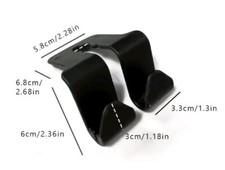 Car Hook Seat Back Storage Hook - Car Seat Back Double Hook New