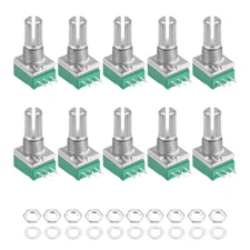 Potentiometer B10K Ohm Variable Resistors Single Turn Rotary RV097NS 10pcs