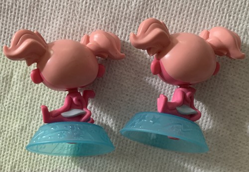 2 McDonald's 2014 Happy Meal Littlest Pet Shop Scimmia Minka Rosa - Foto 4 di 6