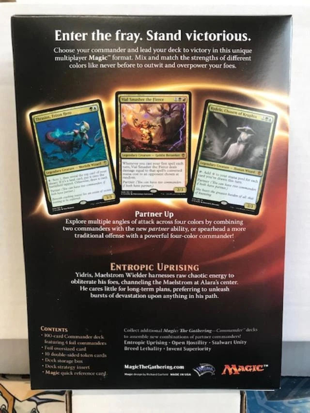 "Entropic Uprising" (English) Commander 2016 sealed deck. - Image 2 of 2