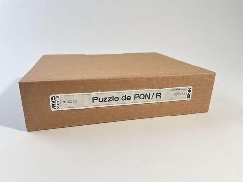 Neo Geo MVS Puzzle de Pon/R EUR Very Good Condition Holo Label