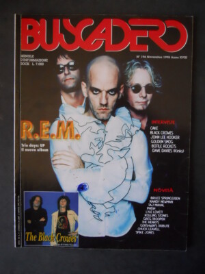BUSCADERO 196 1998 REM THE BLACK CROWES GOLDEN SMOG BOTTLE ROCKETS [DV30]