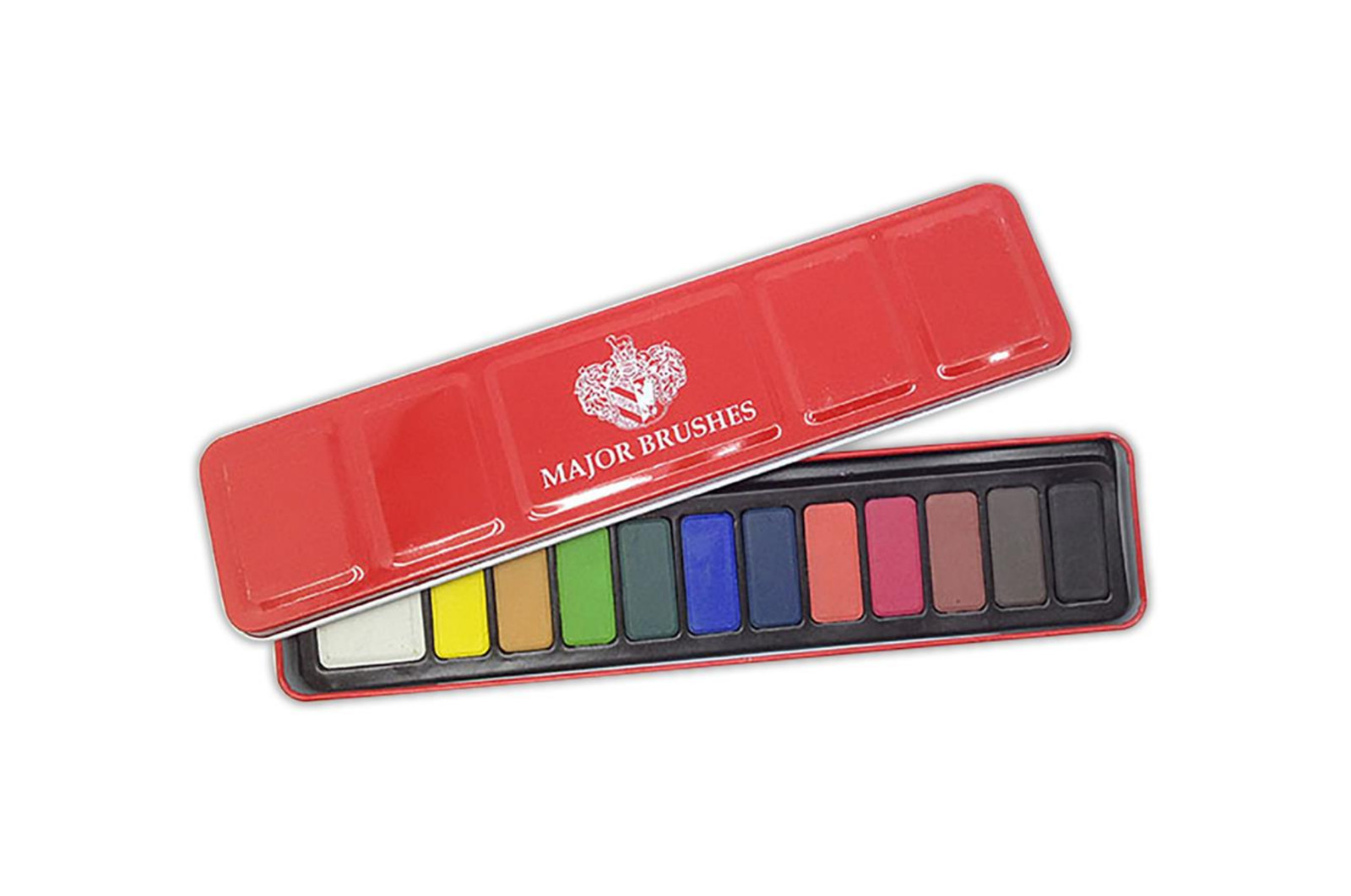 Watercolour Painting Tin by Major Brushes - 12 Blocks