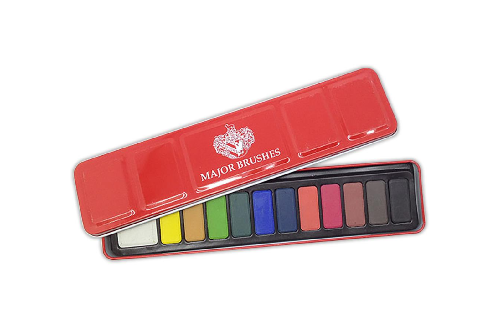 Watercolour Painting Tin by Major Brushes - 12 Blocks