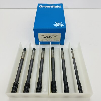 (6) Greenfield M9x1.0 HSG T/L Form EXT Tap GTD MJ9x1 HSS-E G M9x1 ~NEW~