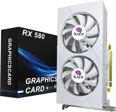 VEINEDA Graphics Card RX580 8GB DDR5 GPU Rx580 Video Card