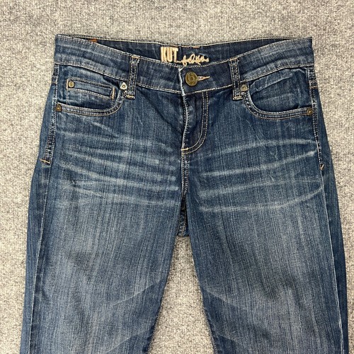 Kut From The Kloth Jeans Womens 2 Blue Denim Skinny Leg Stretch Mid Rise Zip Fly - Picture 3 of 12
