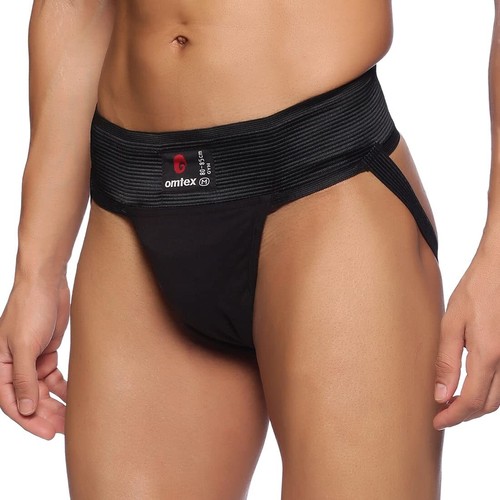 Omtex Athletic Cotton Stretchable Gym Supporter Jockstraps with Cup Pack of 1 AU - Picture 15 of 30