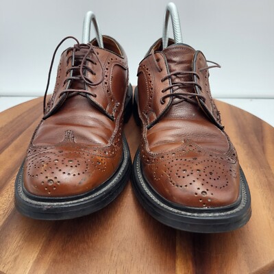 Vintage Stuart Mcguire Oxford Dress Shoes Mens 10.5 Brown Leather Ortho‎ Wingtip Vintage Stuart Mcguire Oxford Dress Shoes Mens 10.5 Brown  main image 3