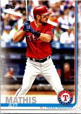 2019 TOPPS SERIES 2 JEFF MATHIS TEXAS RANGERS #681