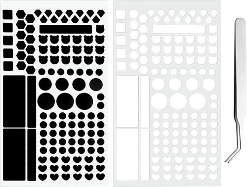 2PCS Light Blocking Stickers, LED Light Dimming Sticker, Dimming Light 80% Black - Picture 12 of 12