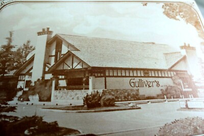 Guliver's Prime Ribs of Beef Restaurant California USA Postcard 1900's