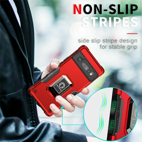 Armor Shockproof Ring Stand Hybrid Phone Case Cover For Google Pixel 6 7 Pro 7A - Picture 12 of 20