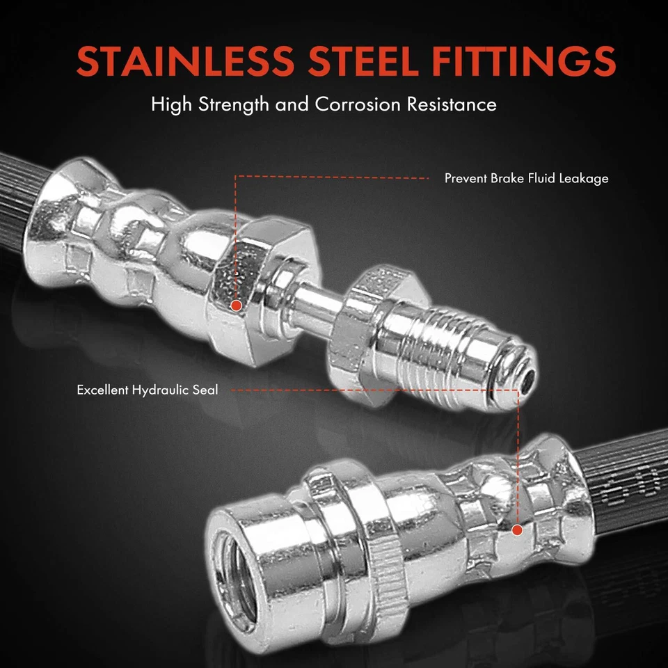 Manguera hidráulica de freno delantero izquierdo o derecho para Mazda 3 2004-2013 3 Sport 2010 2012 Foto 4 de 4