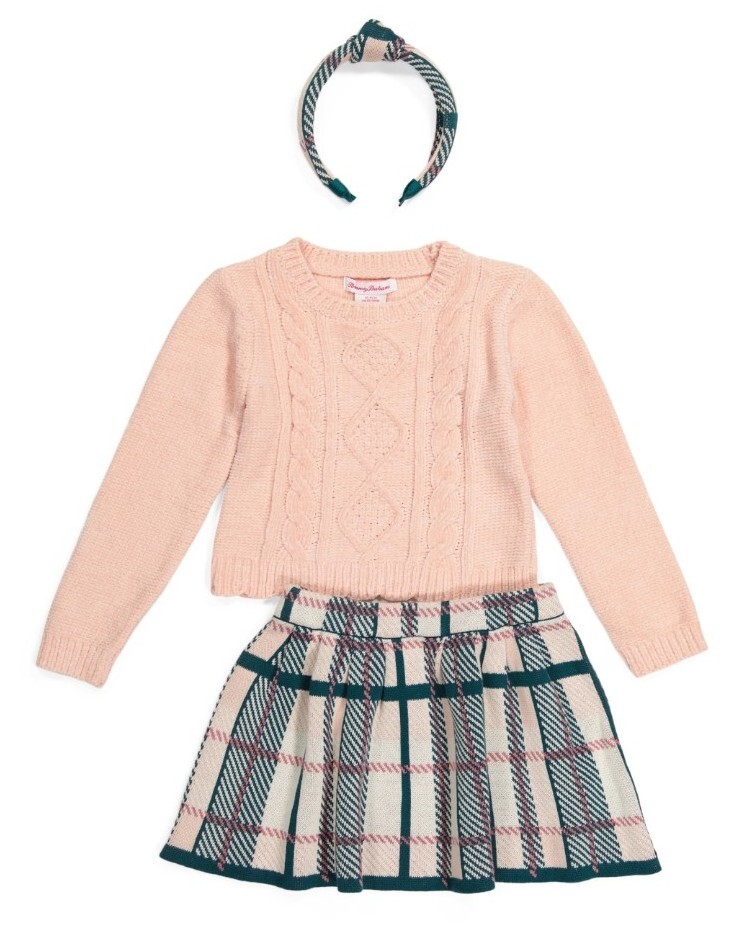 Christmas Outfit Toddler Girl Newborn Baby Girl Skirt Ouftits Set