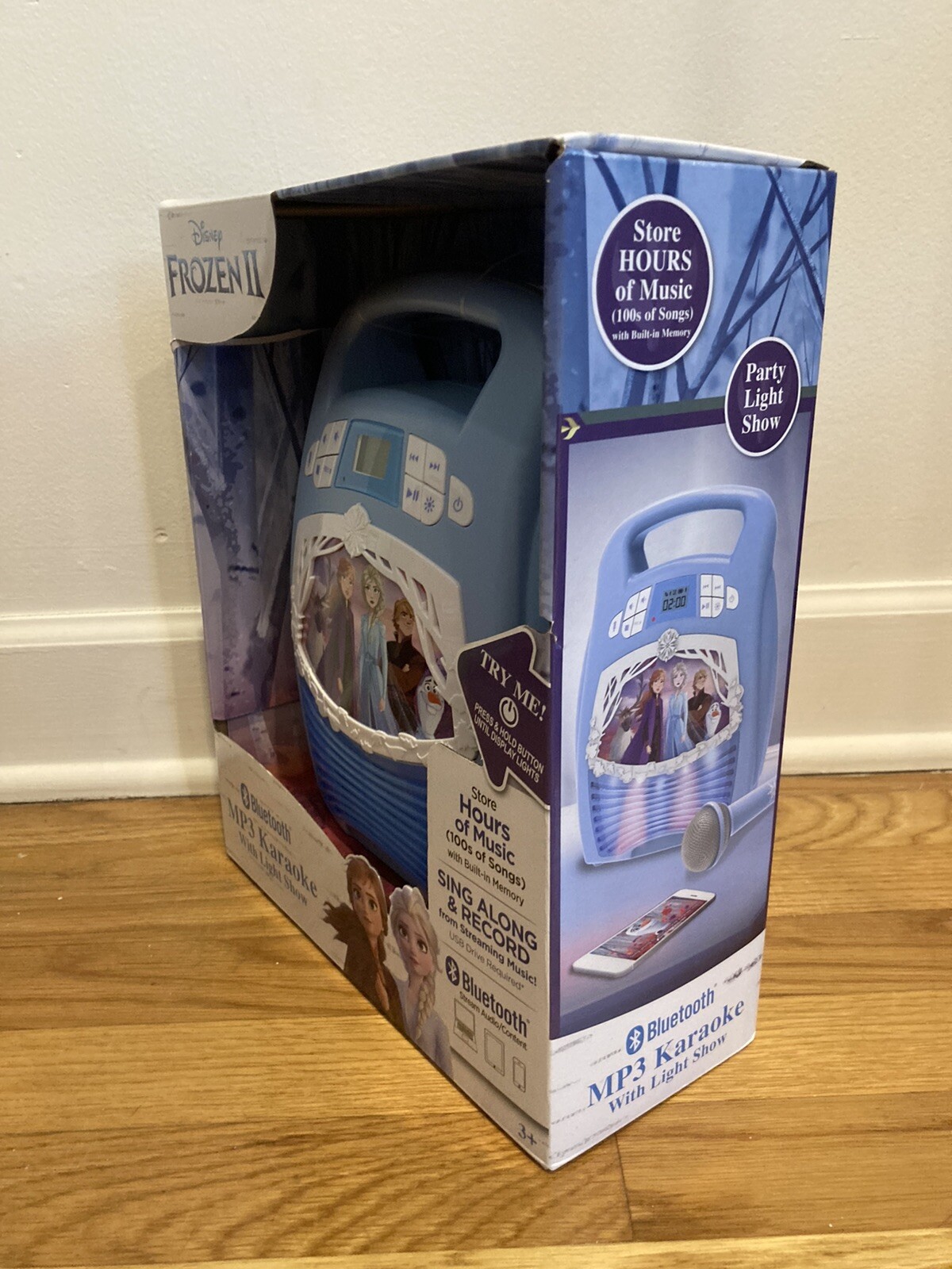 Disney Frozen 2Bluetooth Portable MP3 Karaoke with Light ShowNEW