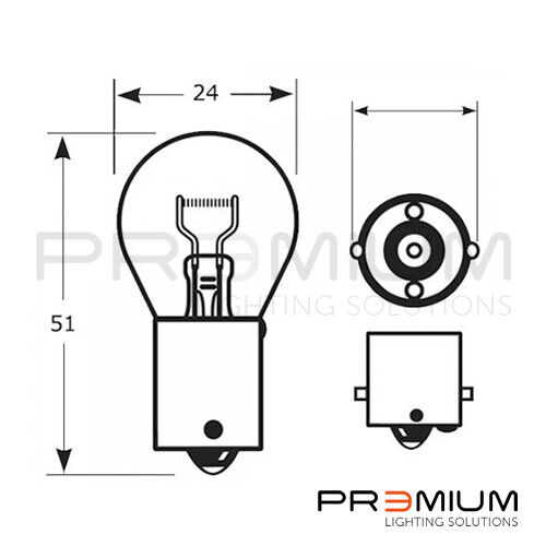 PAR DE BOMBILLAS DE RETROCESO PARA VOLVO C30 2006-2012 - Imagen 2 de 2