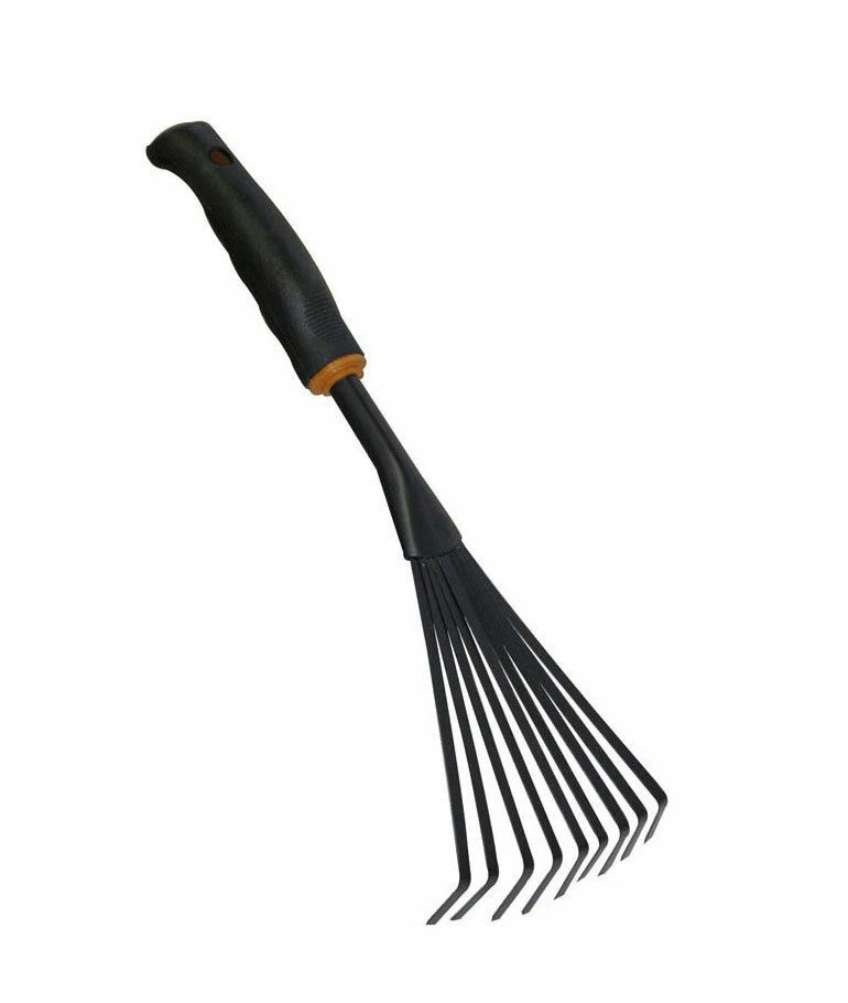 BRIXO SCOPA HERCULES GIARDINO 9 DENTI PULISCI RACCOGLI ERBACCE FOGLIE (21124)