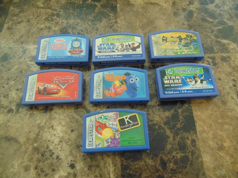 Leap Frog Leapster Game Cartridges — Lot Of 7 Games - Image 2 of 2