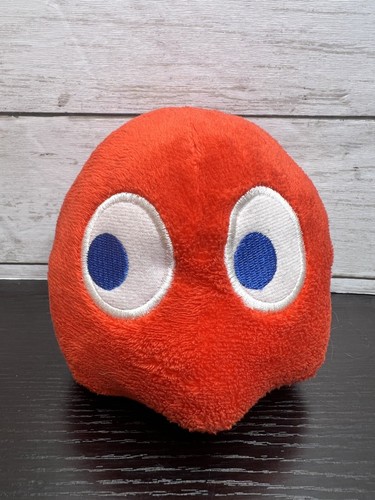 Pac Man And Ms. Pac Man Ghost Orange And Red Plush - Picture 6 of 9