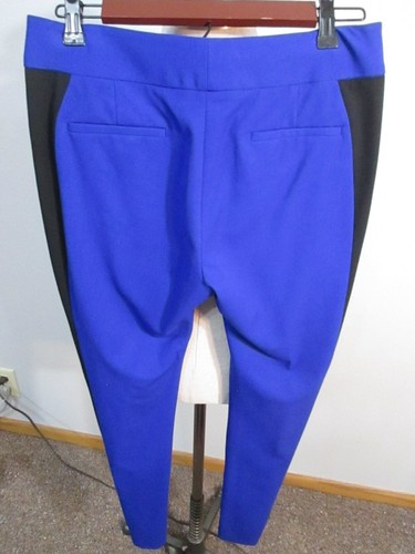 Chaqueta y Pantalones Blazer para Mujer Gianni Bini Azul Fruncido Mangas 3/4 Talla 4 - Imagen 10 de 11