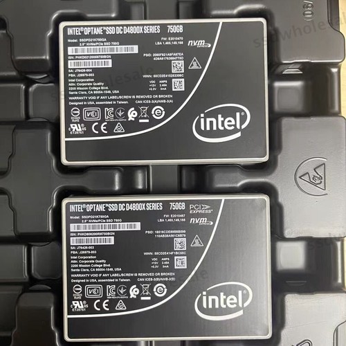 Intel Optane D4800X 750GB SSD 2.5'' NVME PCIe SSDPD21K750GA01 Over 95% Health - Picture 2 of 2