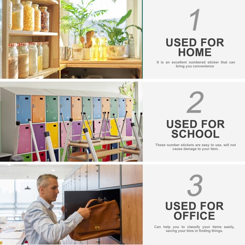 Small Stickers Decals for Numbers Numbered Office Adhesive House - 第 11/12 張圖片