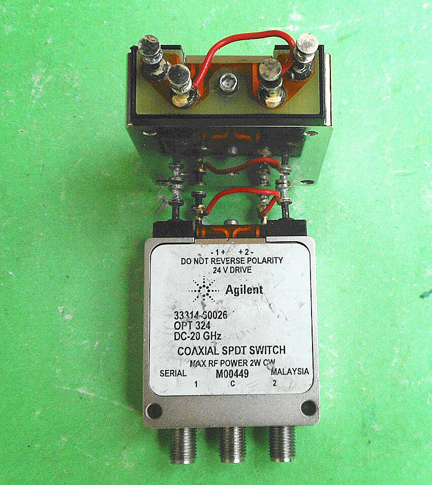 1pc / 33314-60026 -20GHz 24V SPDT RF coaxial switch #T10