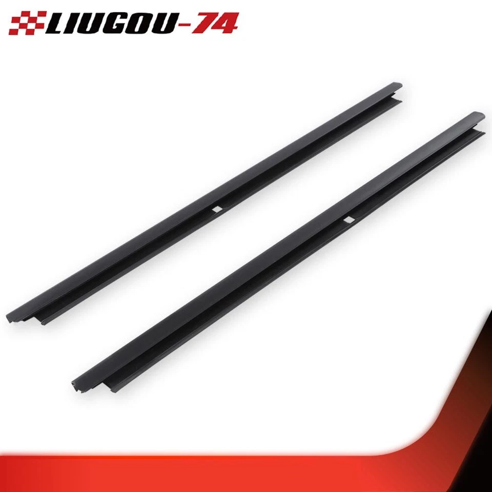 Truck Outer Window Sweep Felt Rear Kit Pair Set of 2 Fit For Chevy GMC Cadillac Foto 3 de 4