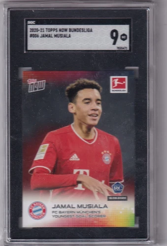 Topps Now Bundesliga 2020-21 No. 6 Jamal Musiala SGC 9