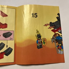 Lego 6043 Dragon Defender Castle Dragon Knights Instructions Only Vintage 1993