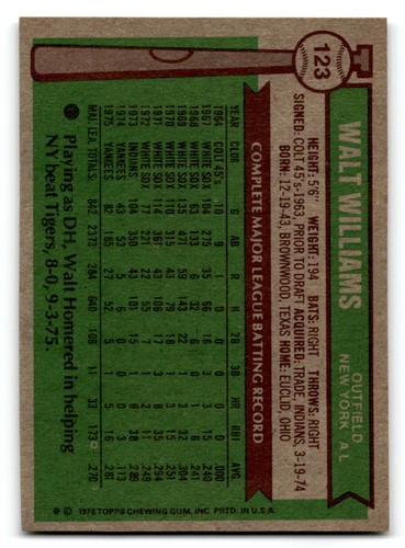 REVISED 1976 Topps Baseball #1-250 EX/MT to NM You Choose Complete Your Set - Picture 247 of 500