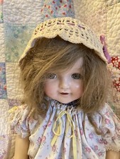 Vintage Beige Crocheted Baby/ Doll Hat