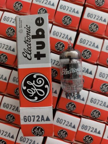 Single GE 5-star 6072/A NOS NIB Black Plate Vacuum Tube - Many Available - Picture 1 of 4