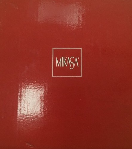 NIB MIKASA CHRISTMAS NIGHT CRYSTAL FOOTED BOWL - Picture 8 of 12