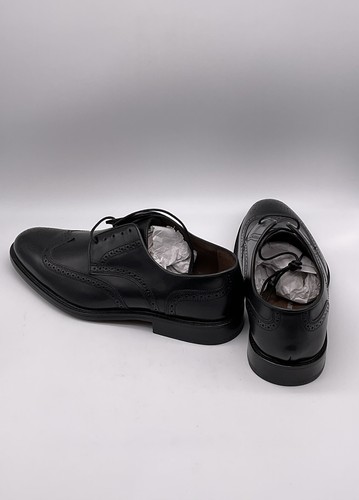 Johnston & Murphy Daley Wingtip Derby Mens Size 12M NWOB Black - 第 4/7 張圖片