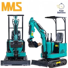 MMS Mini Excavator 1Ton Digger | 13.5HP | 360° Rotation | Roll Cage | Free Thumb