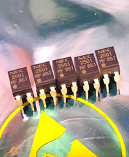 Lot of 5 NEC PS2501-1 (2501 MF 851) Optocoupler Photocoupler DIP-4 Vintage ICs