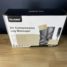 Fit King Air Compression Leg Massager Model #FT-009A With 2 Modes, 3 Intensities