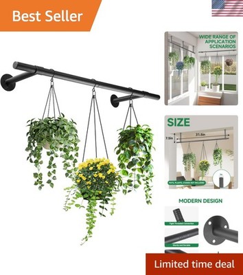 Hanging Planters Rod   Plant Hanger Indoor for Window Ceiling, Hanging Plant ...