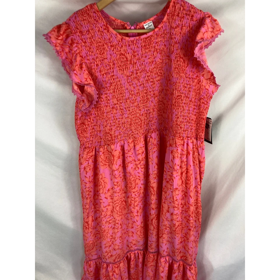 Nuevo con etiquetas Vestido Melrose & Market Floral Calado Rosa Talla 2X Foto 4 de 4