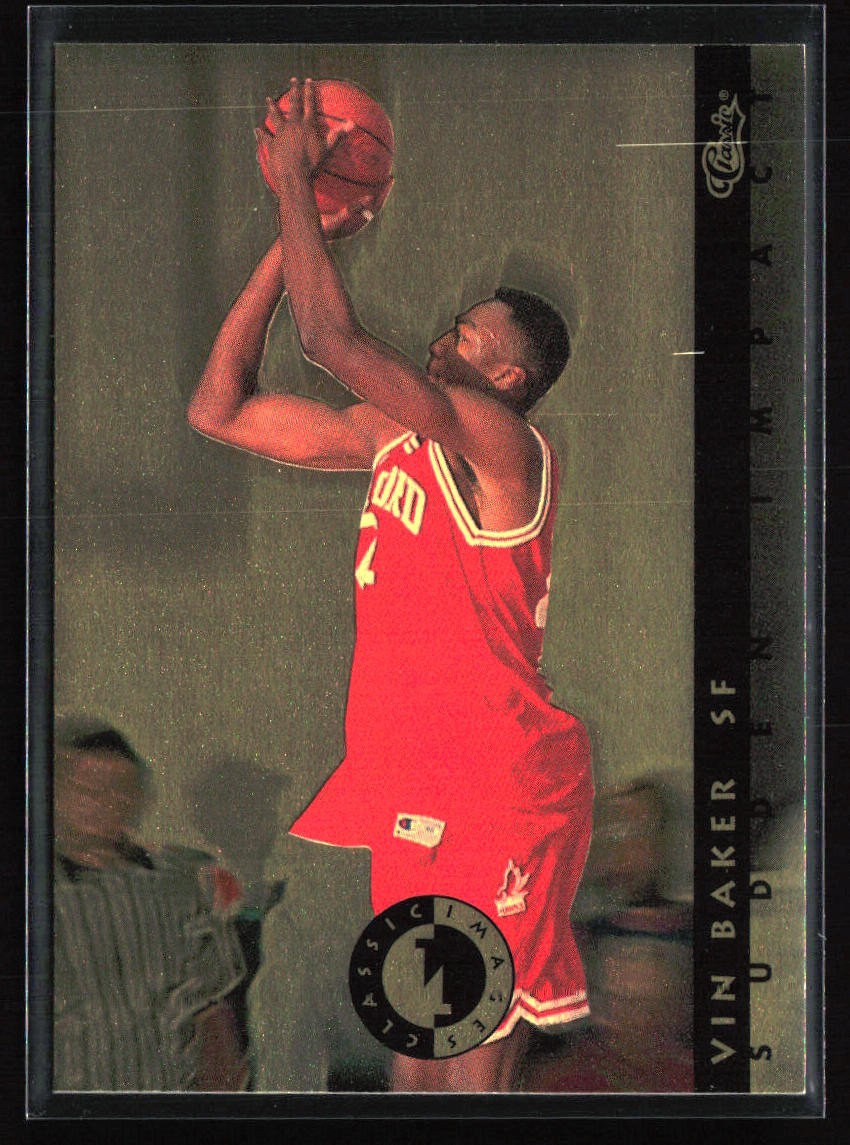 1993-94 Classic Images Four Sport #SI 2 Vin Baker Sudden Impact
