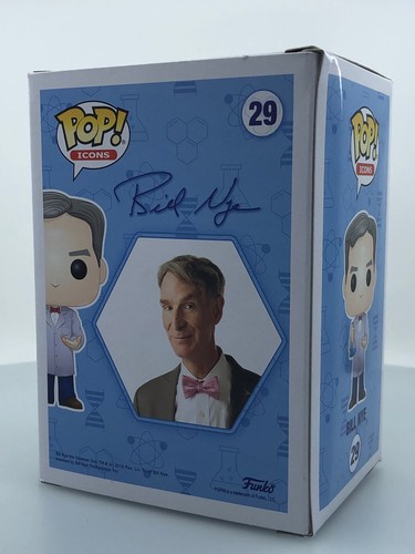 Funko POP! Figura Vinilo Icons Bill Nye #29 CAJA DAÑADA VER FOTOS - Imagen 8 de 12